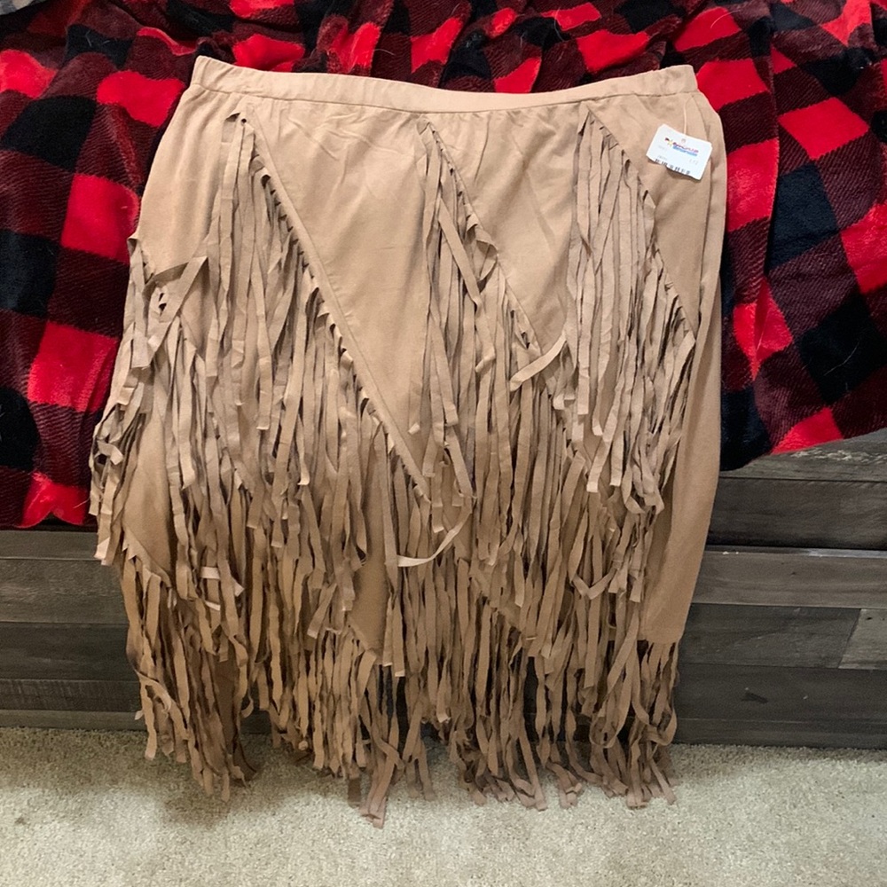 Wrangler fringe skirt